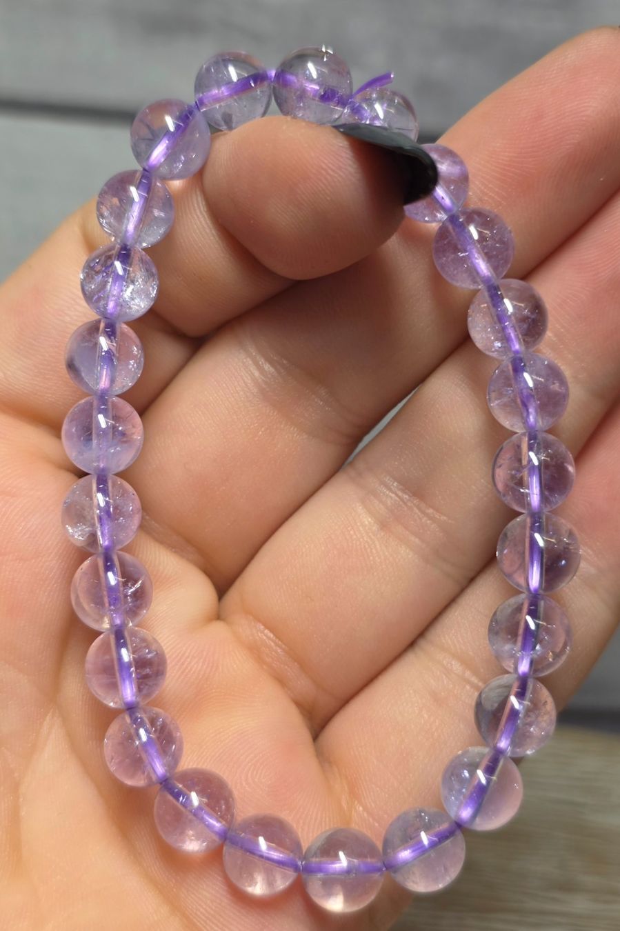 Minerali & Pietre curative: Purple Jadeit Armband – Nuovo e nell'imballaggio originale da Matzingen venduto da Shay_Crystalz