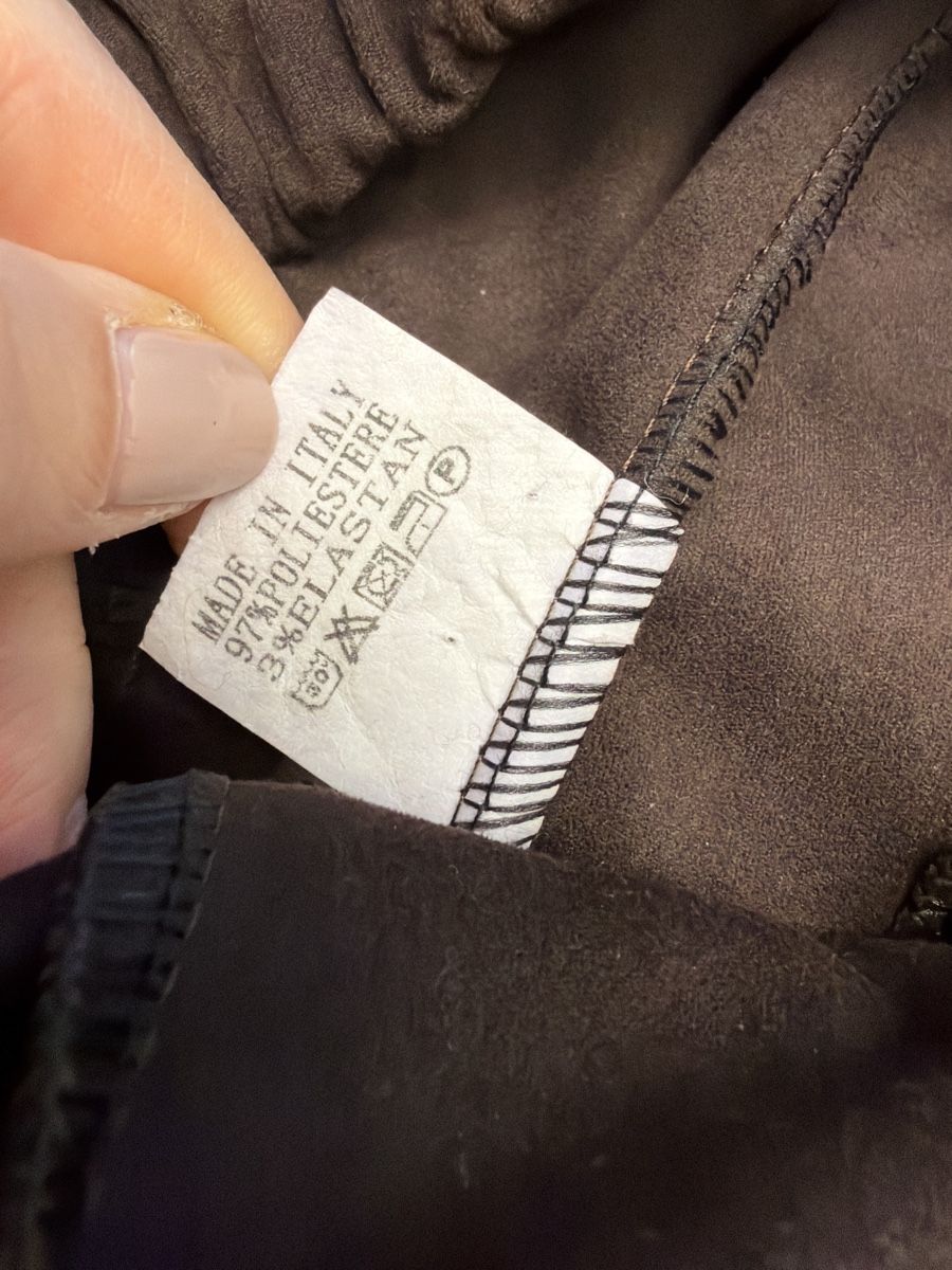 Pantaloni: Hose Wildlederoptik schokobraun – Nuovo (secondo la descrizione) da Luzern venduto da bonnie23 2