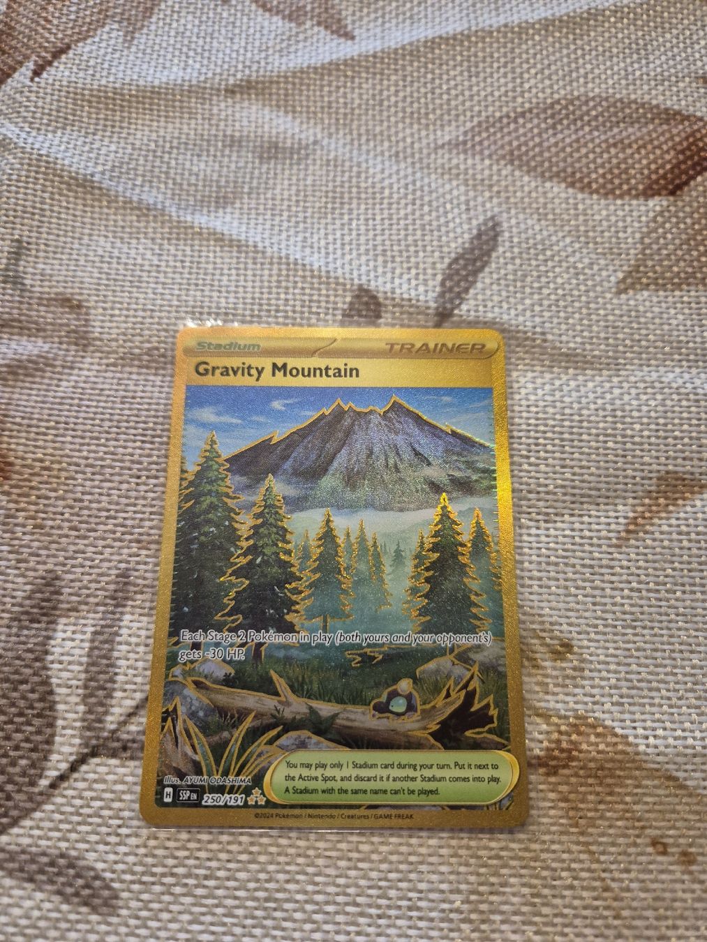 Pokémon Sammelbilder & Trading cards: Gravity Mountain Full Art Pokemon SSP 250/191 EN – Neu (gemäss Beschreibung) aus Altdorf UR von Josi5588 1