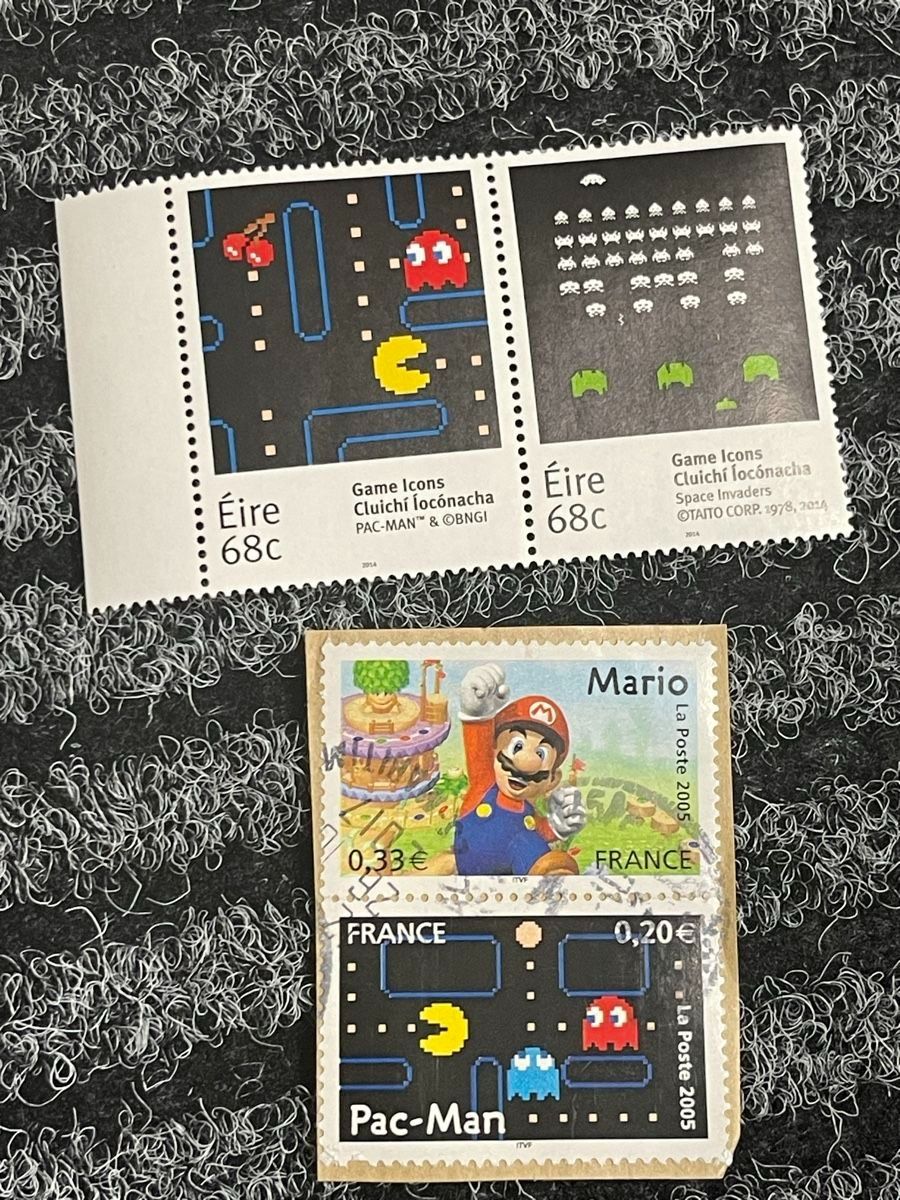 Spiele: Pac-Man Sammlung Set - Münzen - Briefmarken - Pin – Gebraucht aus Aesch BL von CollectorsBest 4