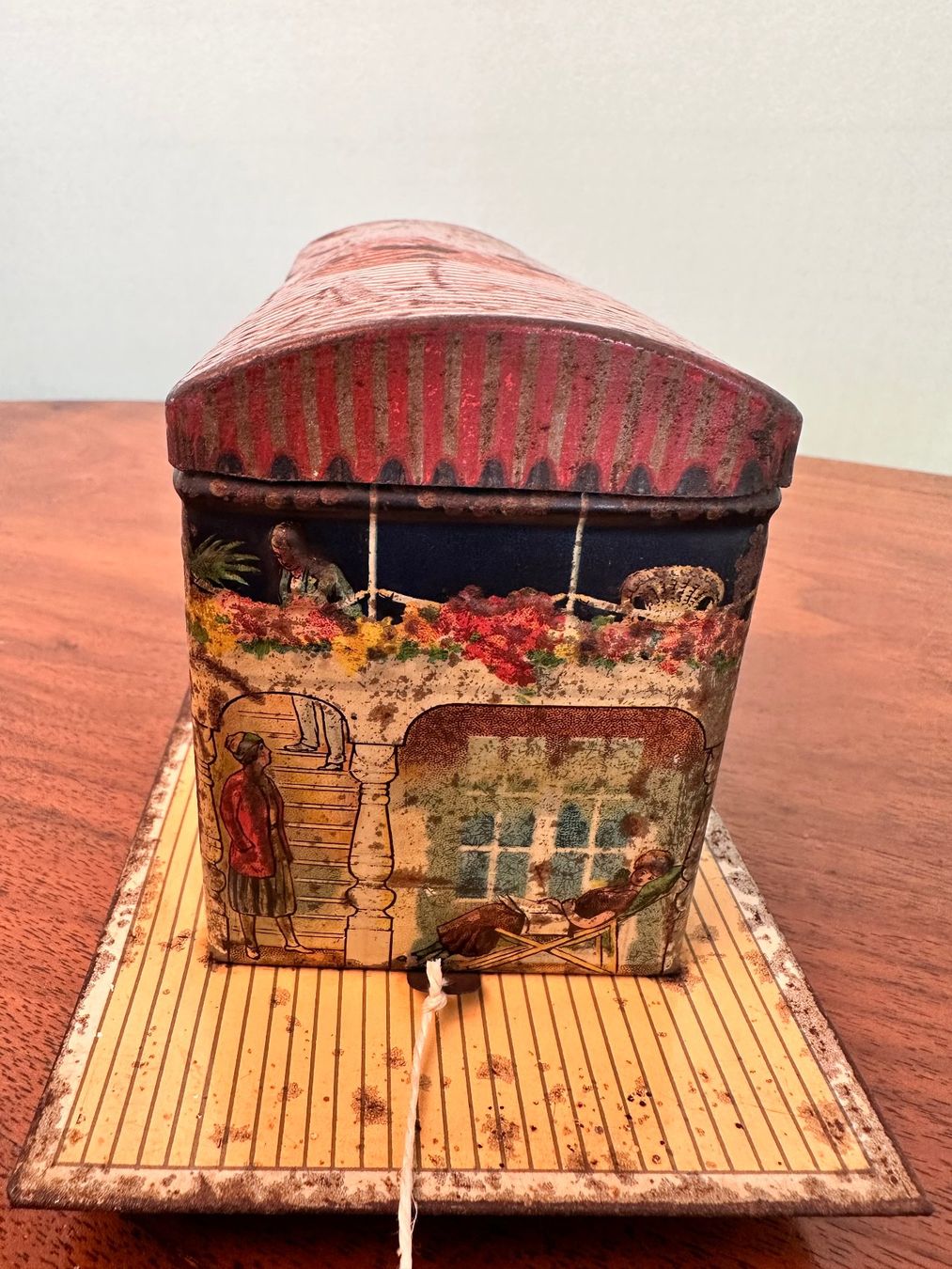 Giocattoli: Hausboot "Waterwitch" Biscuitdose , 1920er Jahre – Usato da Seuzach venduto da Jage 4