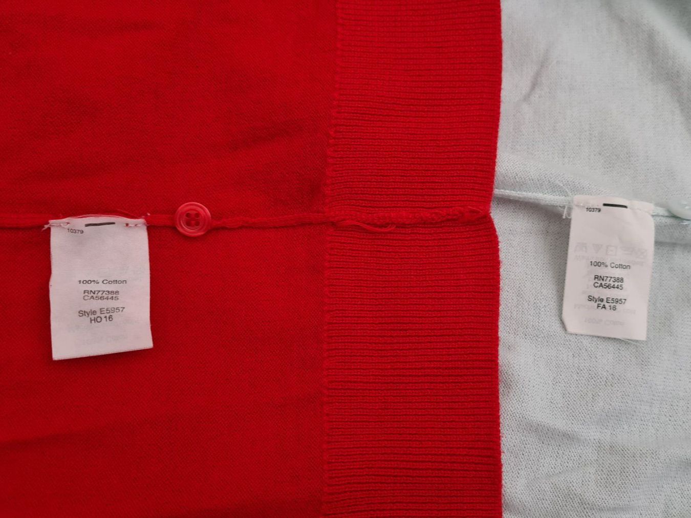 J.Crew Giacche: 2x J. CREW Cardigan Gr. L, rot & hellblau – Usato da Jona venduto da hen_7fyc 4