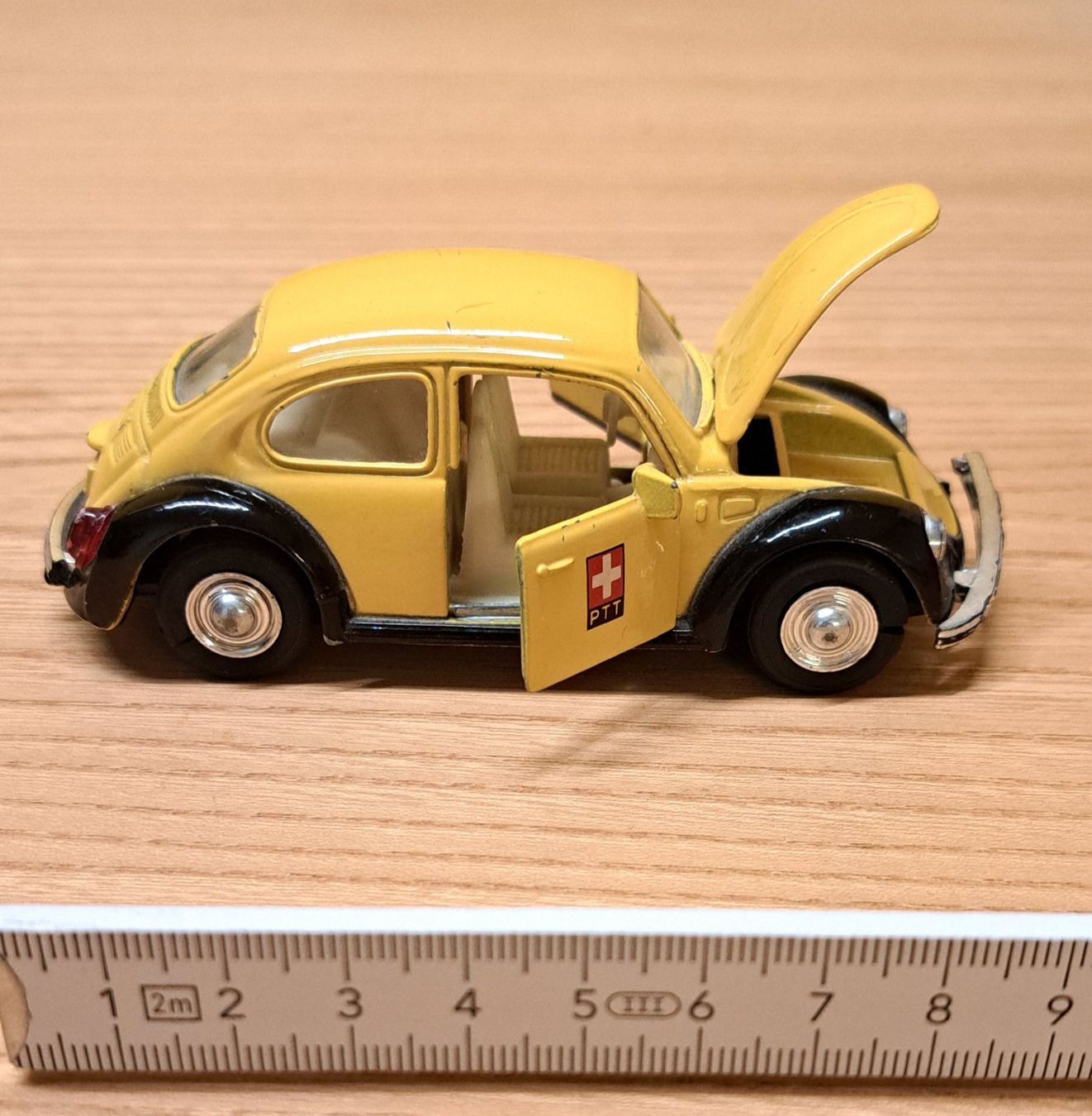 Volkswagen Modellini d'auto: Welly  VW Käfer Beetle Nr. 9049 / PTT Postauto – Usato da Dietlikon venduto da kosta.katoglou 3