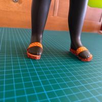 1 Paar Puppenschuhe, für Sasha, Badeschuhe, Schlarpen