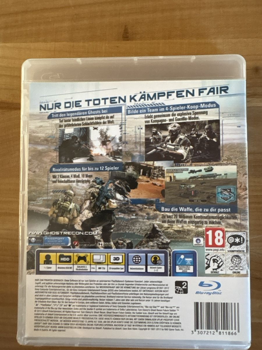 Giochi: PS3 Game / Ghost Recon Future Soldier – Usato da Rümlang venduto da resale35 1