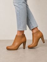 Alberto Fermani Stiefeletten aus Leder 38.5 beige cocgnac