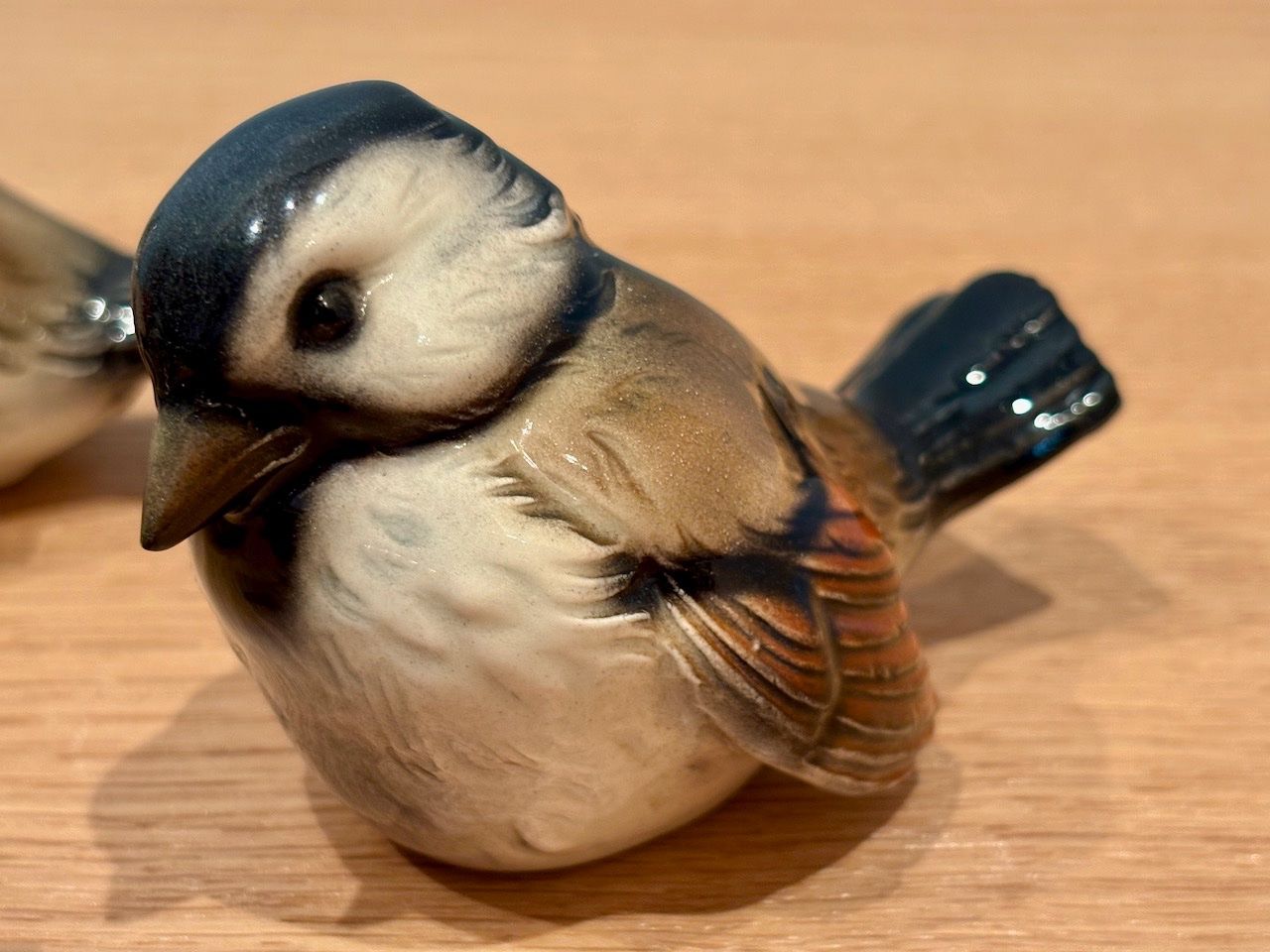 Statuette: Sechs Spatzen aus Keramik, makellos – Usato da Rütihof venduto da Bashful 2