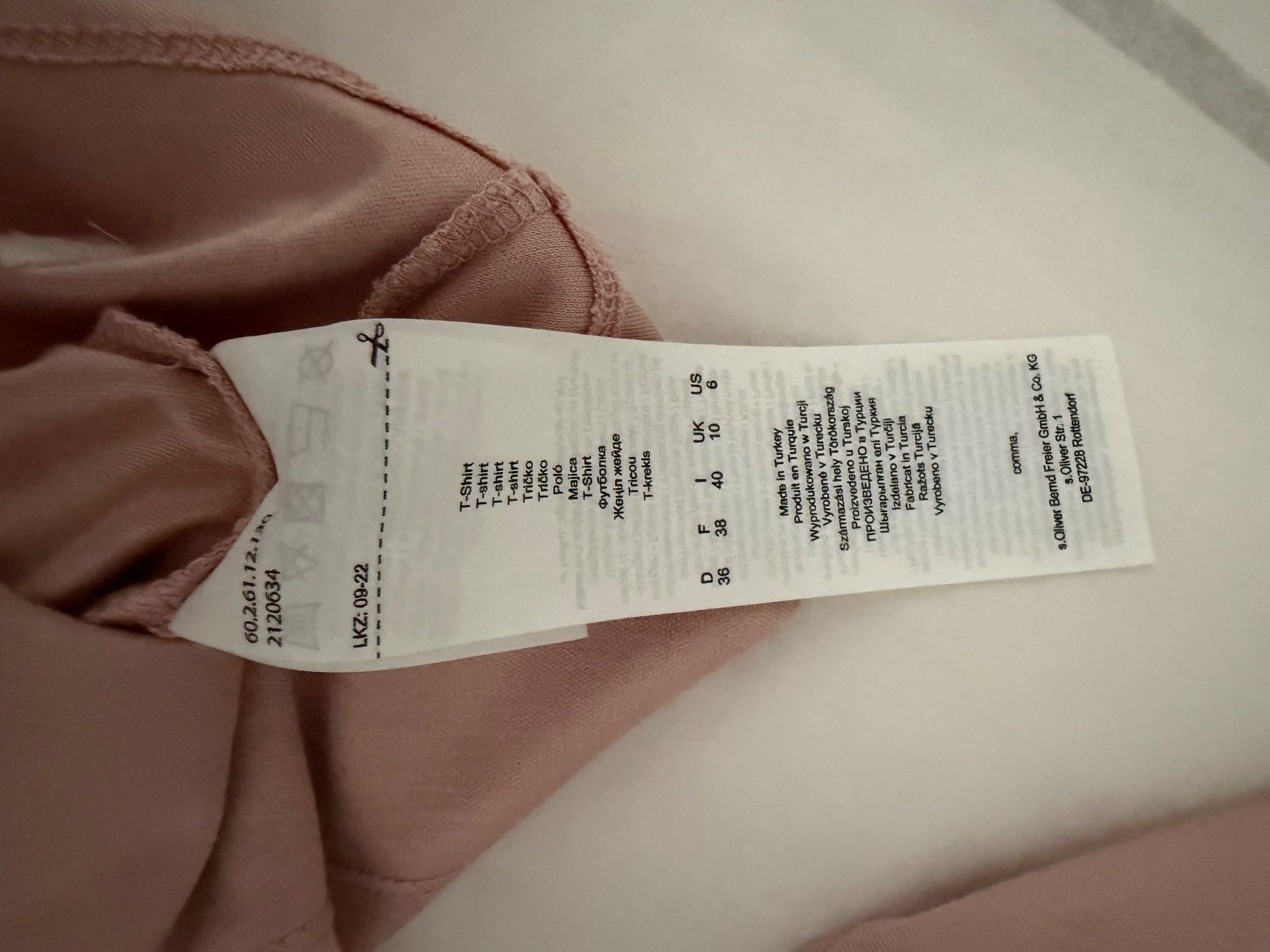 Comma Camicette: Comma Blusenshirt langarm, altrosa, Viscose, Grösse – Nuovo (secondo la descrizione) da Berneck venduto da Ordnung2021 4