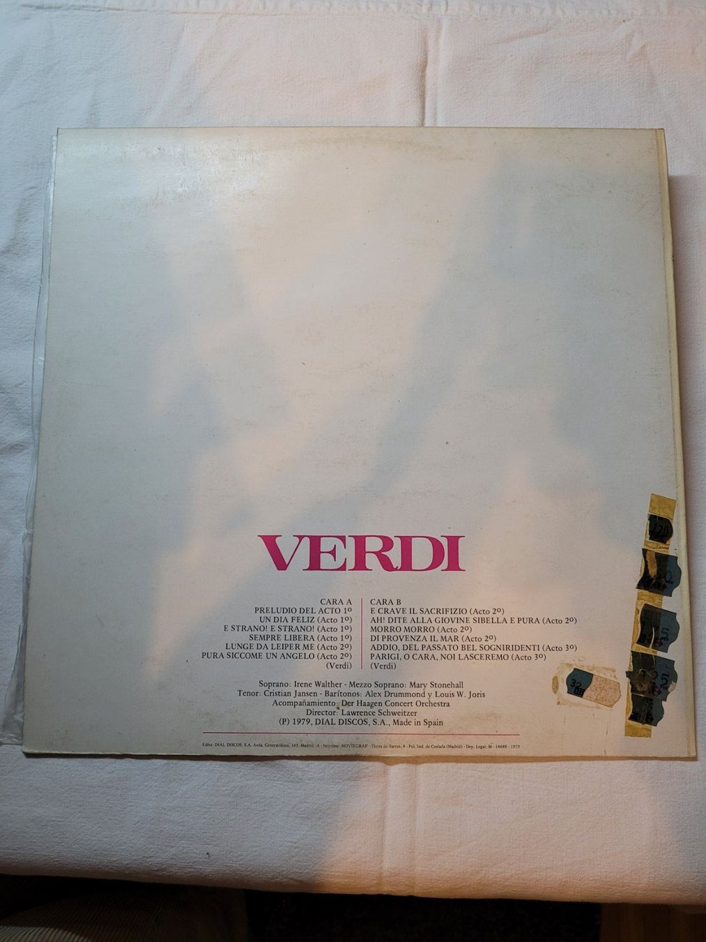 Dischi in vinile: Disque vinyle Verdi La Traviata Nevada – Usato da La Chaux-de-Fonds venduto da reu_kx5l 1