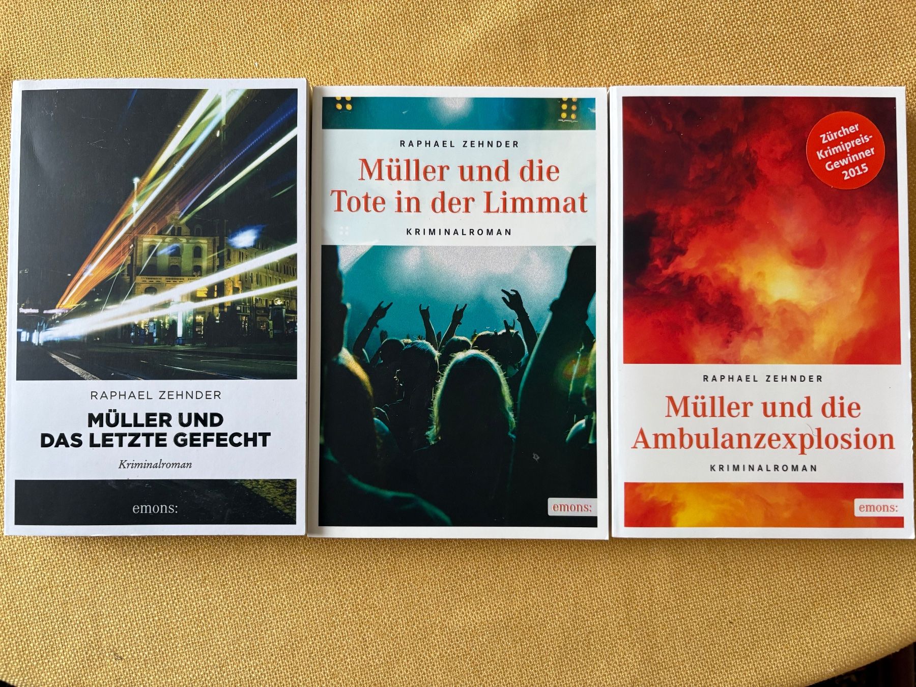 Bücher: 9 CH-Krimis von Raphael Zehnder  -  Müller – Gebraucht aus Oberweningen von Gerini 2