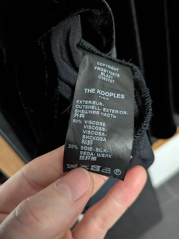 Vestiti: Kooples Samtkleid Paris - Elegant und zeitlos – Usato da Sarnen venduto da k_d_j8gq 3