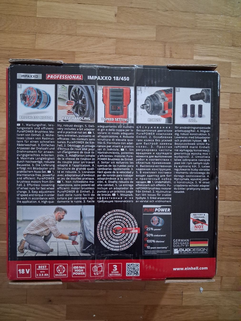 Einhell Tutti gli attrezzi: Avvitatore a impulsi Einhell IMPAXXO 18/450 - Nuovo! – Nuovo e nell'imballaggio originale da Jona venduto da api_sdn2 2