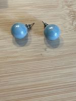 ab Fr. 1.- Modeschmuck - Ohrstecker Kugeln hellblau