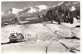 Ansichtskarte Stoos,  Hotel Klingenstock (Winterkarte)