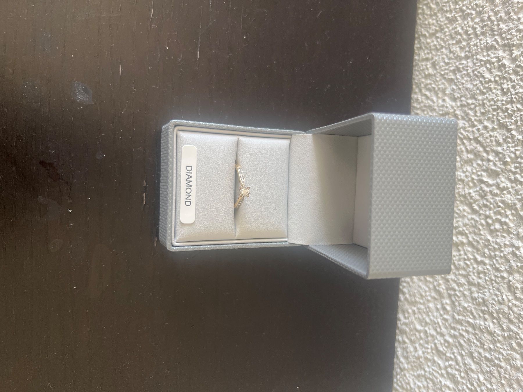 Anelli: 0.25 diamond engagement ring with 9ct gold – Usato da Wädenswil venduto da dm1_m5rz