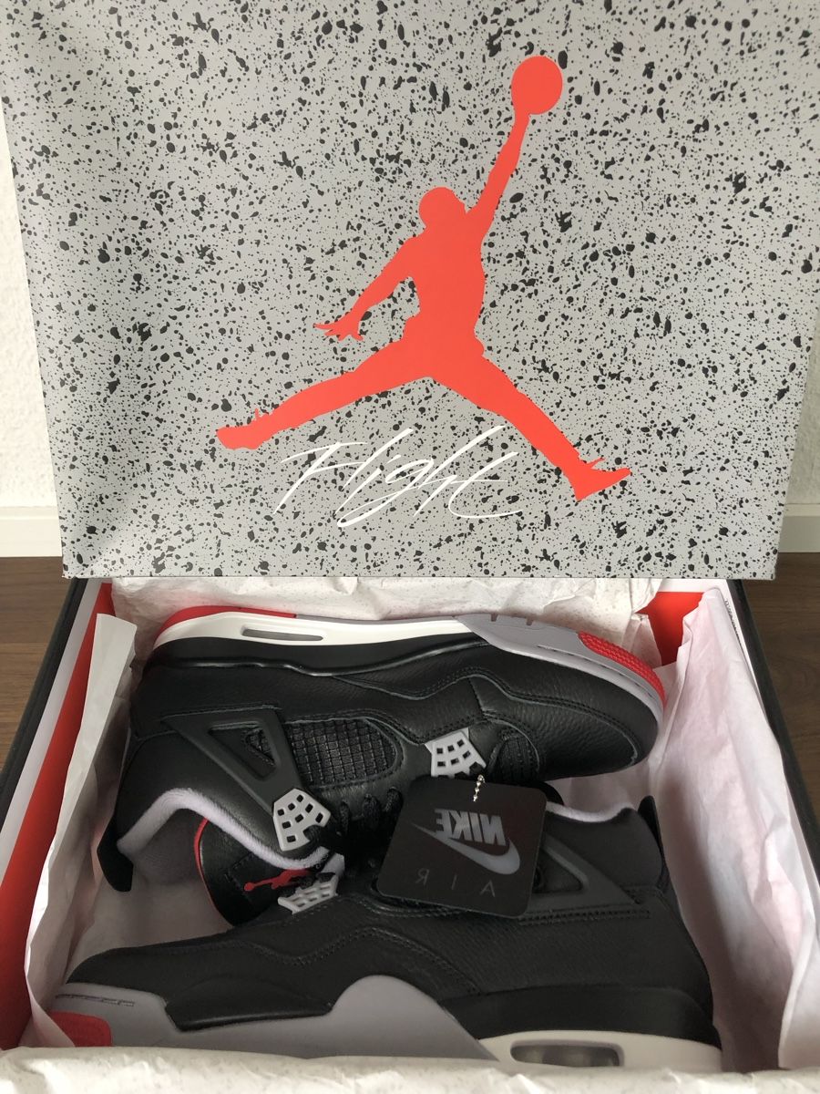 Jordan Scarpe da uomo: Air Jordan 4 Bred Reimagined EU43 – Nuovo e nell'imballaggio originale da Baar venduto da tortuga72 2