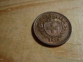 (D1) Départ 1 CHF 1 Rappen 1925 UNZ