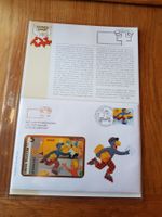 Kuvert mit gestempelte Briefmarken und Taxcard