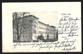 AK Aarau, Kaserne mit Anlagen, 1904
