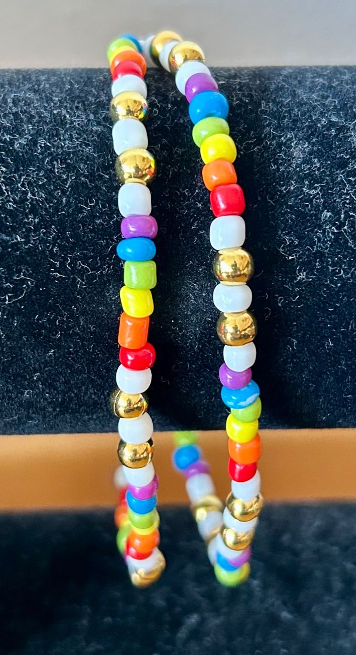 Bracciali & Braccialetti: Regenbogen Armband - Neu & Handgemacht – Nuovo e nell'imballaggio originale da Geneve venduto da vane267 1