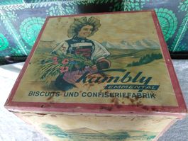 Kambly Dose Emmental, Antike Keksdose, sehr selten und rar