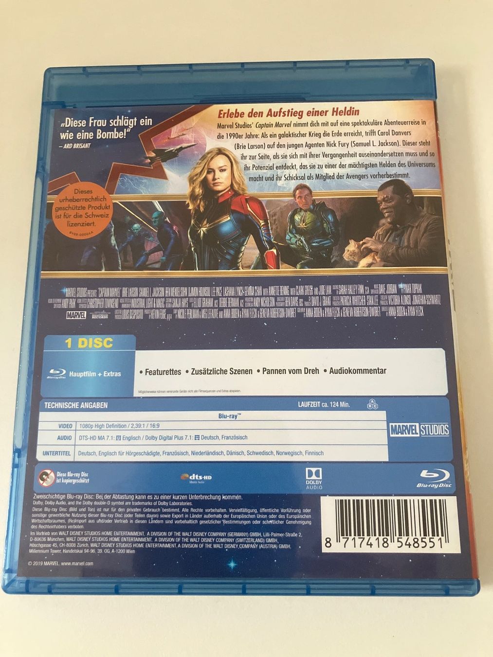 Tutti i DVDs: Captain Marvel (2019)  Blu-ray – Usato da Arbon venduto da Sugofresser 1