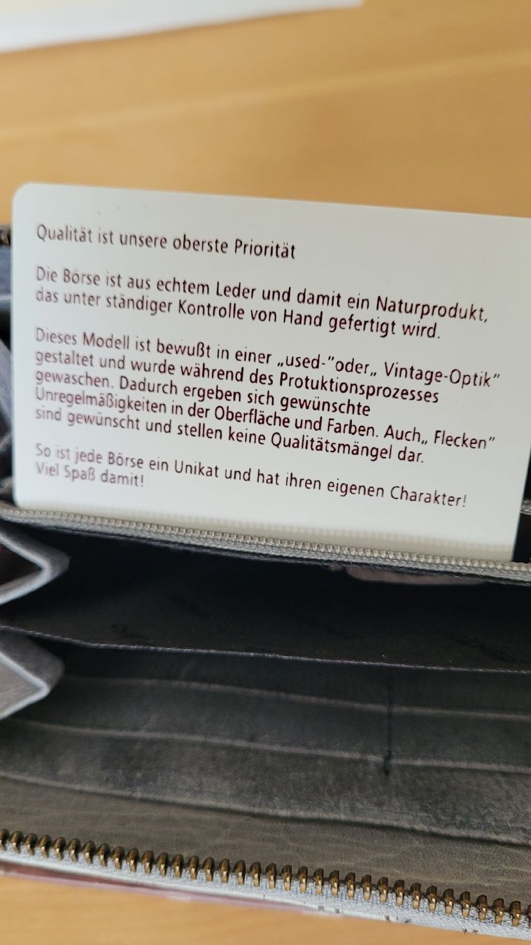 Chiemsee Brieftaschen: Chiemsee Geldbörse – Neu (gemäss Beschreibung) aus Rüti ZH von ewe01 1