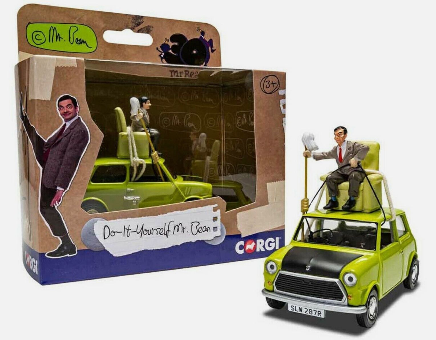 Corgi Toys Modellini d'auto: Mr. Bean Do-it yourself mIni Corgi Toys 1:36 – Nuovo e nell'imballaggio originale da Luzern venduto da aa43modelcars-Luzern 1