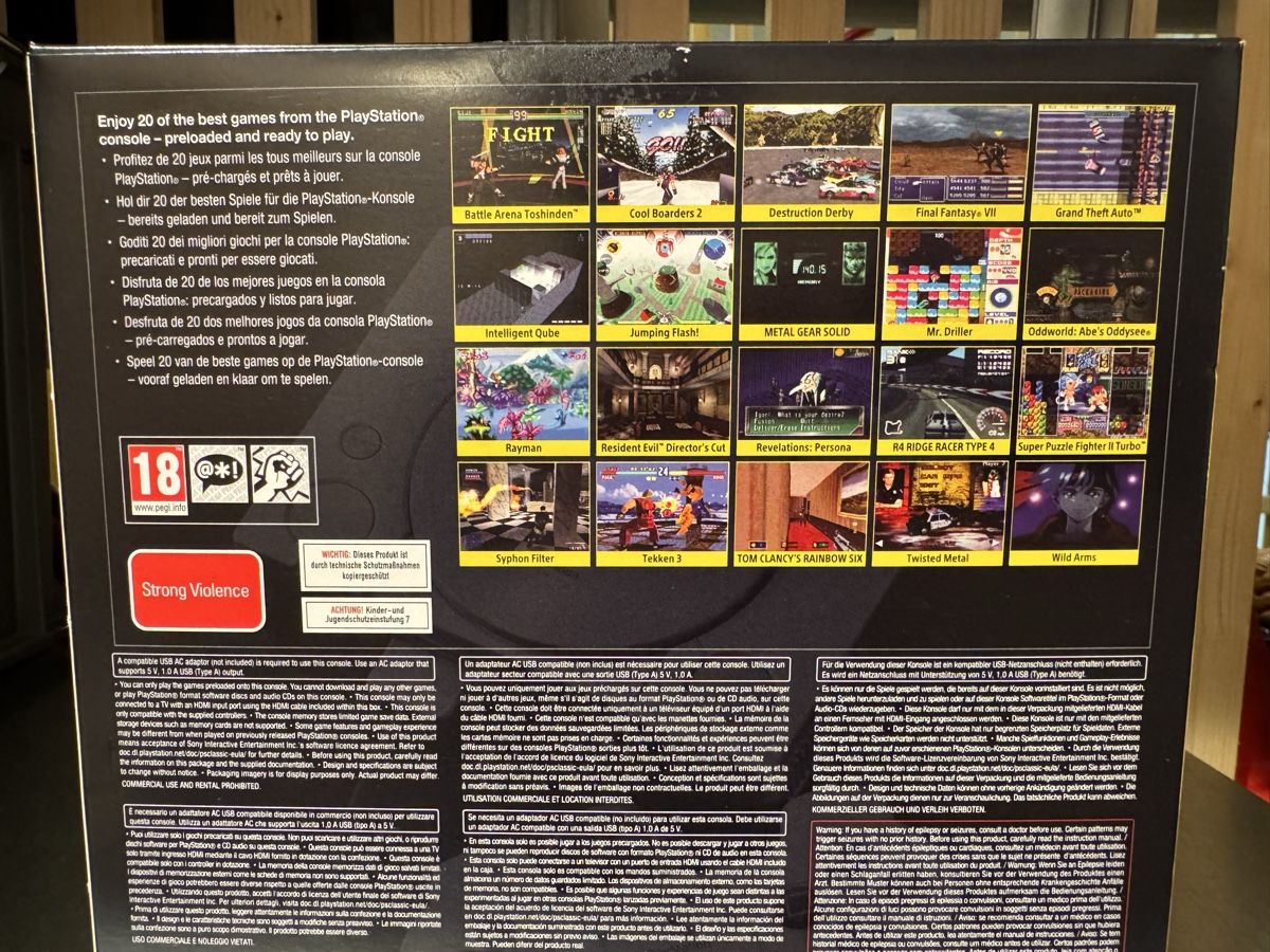 Sony Console: PS1 mini (Neu) – Nuovo (secondo la descrizione) da Zürich venduto da Manuel.Huber 1
