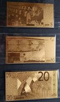 5 - 200 EURO - GOLDBANKNOTEN - 24 KARAT MIT ZERTIFIKAT
