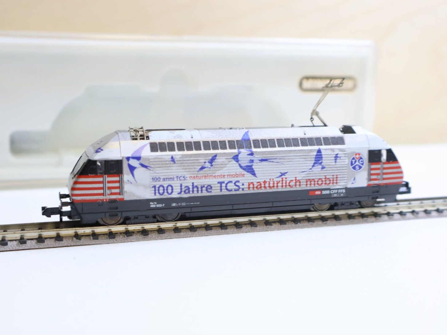 Trix Modellini di ferrovie: Minitrix SBB Re 460 E-Lok "TCS Modell" Spur N – Usato da Winterthur venduto da Monstera 3