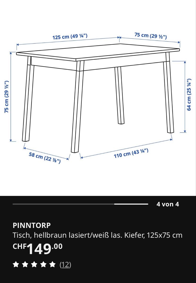 Ikea Tables: Esstisch – Neuf (Voir description) à Winterthur par fabia.studer 3