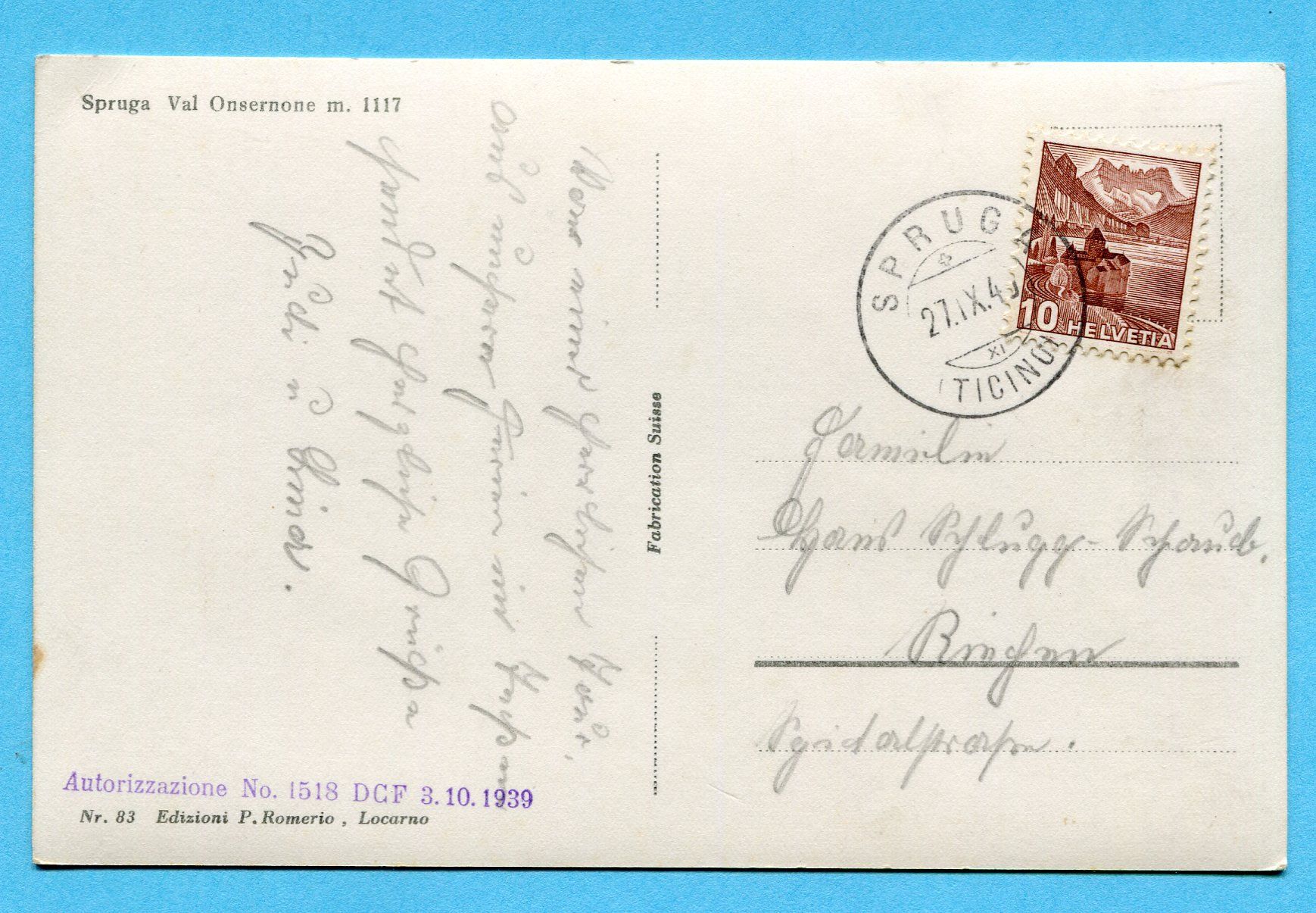 Cartes postales: Spruga 1940 – D'occasion à Opfikon par cleocat-vb 1