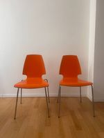 2 IKEA VILMAR Stühle / Chairs  Orange  Set of 2
