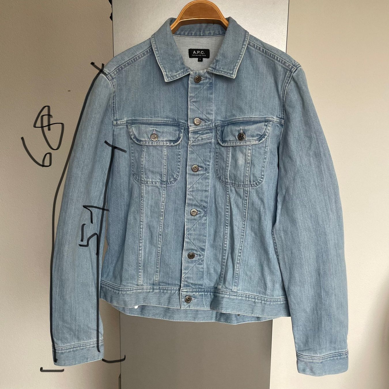 Apc Giacche: Jeans Jacke von a.p.c. – Nuovo (secondo la descrizione) da Aarburg venduto da Qin3ze 4