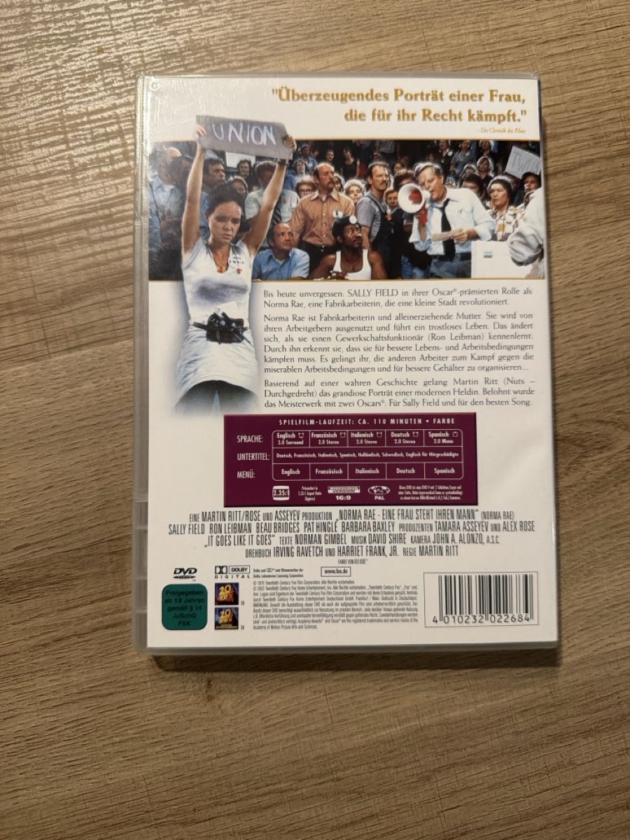 Alle DVDs: Norma Rae (1979) DVD – Gebraucht aus Hagendorn von masterchieff 1