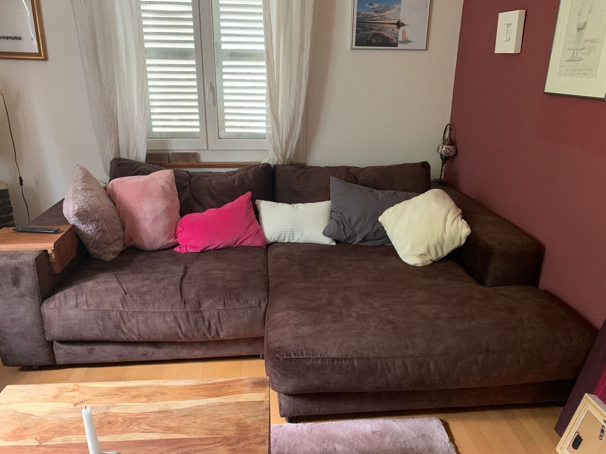Sofas: Micasa Ecksofa braun – Gebraucht aus Herzogenbuchsee von Anna007