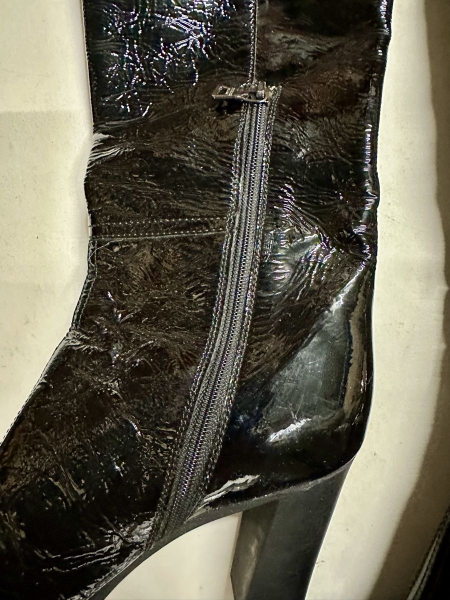 Prada Scarpe da donna: Botte PRADA cuir vernis taille 36. – Usato da Genève venduto da Tom6 2