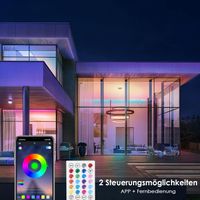 RGB LED Strip 30m mit App & Fernbedienung