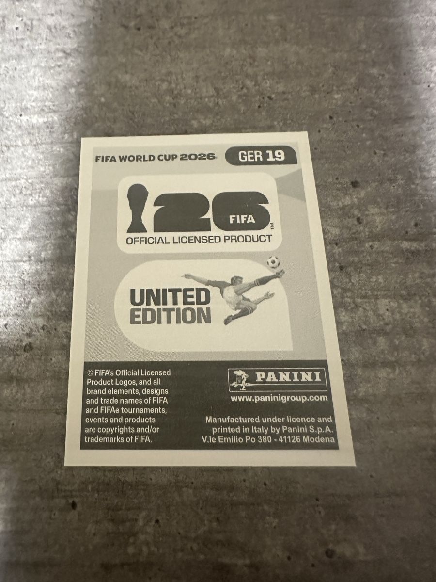 Panini Sammelbilder & Trading cards: GER 19 , FIFA WORLD CUP 2026 PANINI  – Neu (gemäss Beschreibung) aus Frauenfeld von 1PegPeg1 1