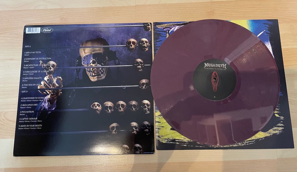 Megadeth countdown to extinction vinyl lp kaufen auf ricardo