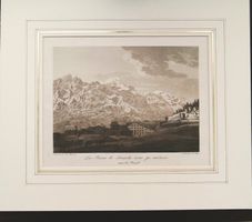 Leukerbad Aquatinta von Maurer selten