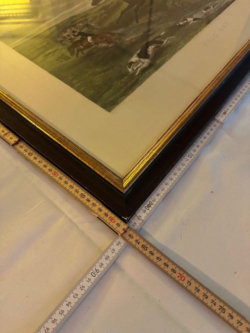 Grafica & Litografie: Original Lithographie "Full Cry" im Rahmen – Usato da Lachen SZ venduto da rs_73 1