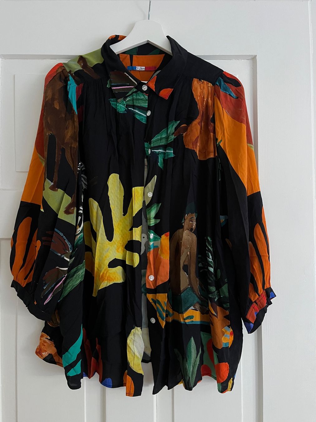 Camicette: G.Kero Paris Bluse Gr. M – Statement Print – Usato da Zürich venduto da bretxo 4