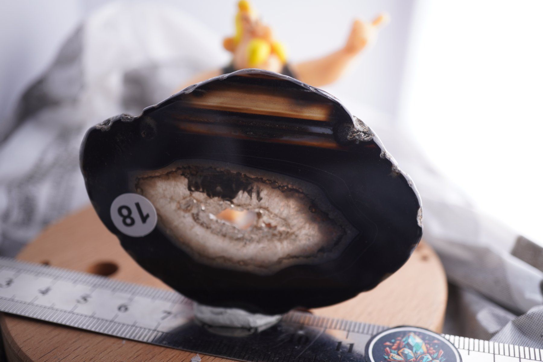 Minerali & Pietre curative: Achat  Schwarz    Scheibe    black    Ab 1.-(1) – Nuovo e nell'imballaggio originale da Eschenbach SG venduto da topstone 5