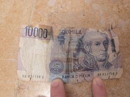 Italien 10'000 Lire Alessandro Volta 1984 – stark gebraucht