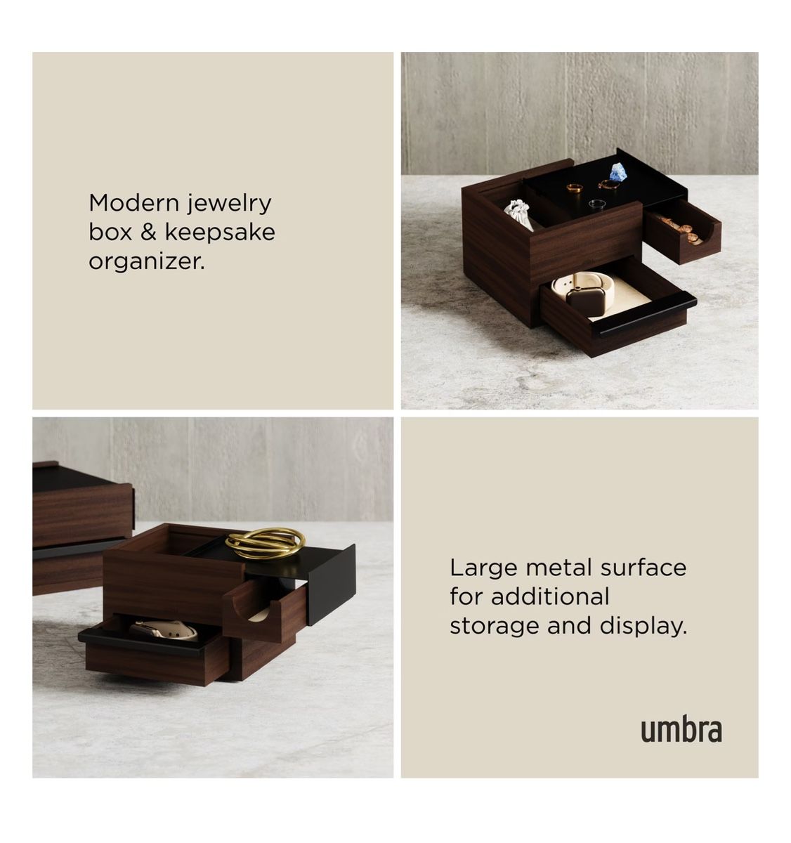 Portagioie: Neue Schmuckbox von Umbra – Nuovo e nell'imballaggio originale da St. Gallen venduto da cha_gk52 1