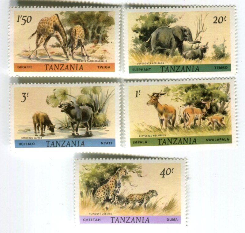 Alle Briefmarken: Briefmarken "Tiere". Tansania – Neu und originalverpackt aus Basel von Butsch5