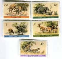 Briefmarken "Tiere". Tansania