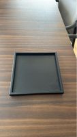 2x schwarze Tablett rechteckig wie neu von ASA